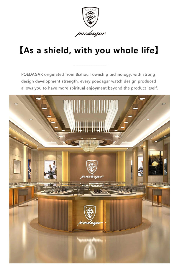 Planet Gates POEDAGAR Luxury Men Quartz Watch Waterproof Date Week Luminous Wristwatch Stainless Steel Men's Watches Male Clock Sports Reloj