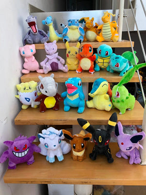 Planet Gates Poke Ball 8cm Original Pokemon Pikachu Plush Toys Eevee Charmander Squirtle Spheal Cyndaquil Gengar Sylveon Blastoise Anime Animal Stuffed Toy
