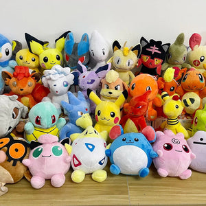 Planet Gates Poke Ball 8cm Original Pokemon Pikachu Plush Toys Eevee Charmander Squirtle Spheal Cyndaquil Gengar Sylveon Blastoise Anime Animal Stuffed Toy