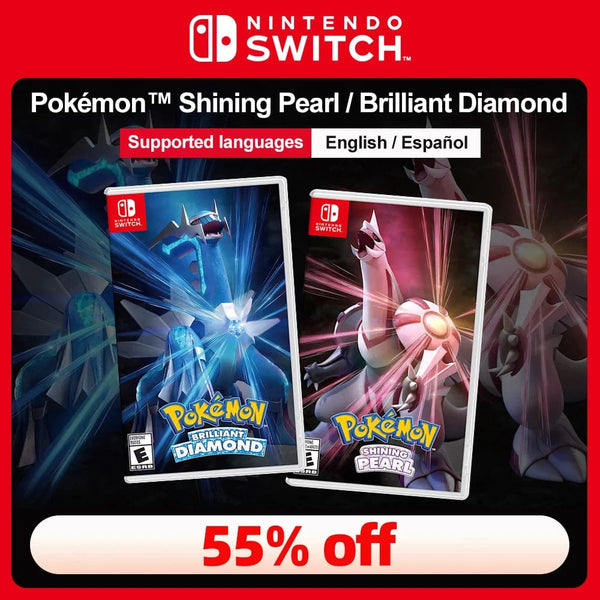 Planet Gates Pokemon Brilliant Diamond Shinning Pearl Nintendo Switch Physical Game Card Deals 100% Original RPG Genre for Switch OLED Lite