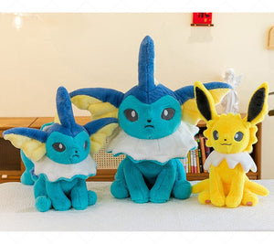 Planet Gates Pokemon Eevee Soft Hug Series Stuffed Plush Doll Toy Vaporeon Eeveelution Flareon Jolteon Pet Elves Gift