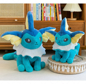 Planet Gates Pokemon Eevee Soft Hug Series Stuffed Plush Doll Toy Vaporeon Eeveelution Flareon Jolteon Pet Elves Gift
