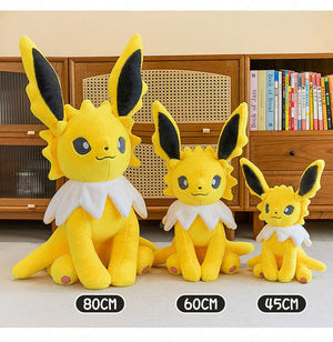 Planet Gates Pokemon Eevee Soft Hug Series Stuffed Plush Doll Toy Vaporeon Eeveelution Flareon Jolteon Pet Elves Gift