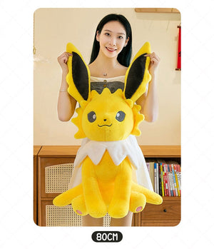 Planet Gates Pokemon Eevee Soft Hug Series Stuffed Plush Doll Toy Vaporeon Eeveelution Flareon Jolteon Pet Elves Gift
