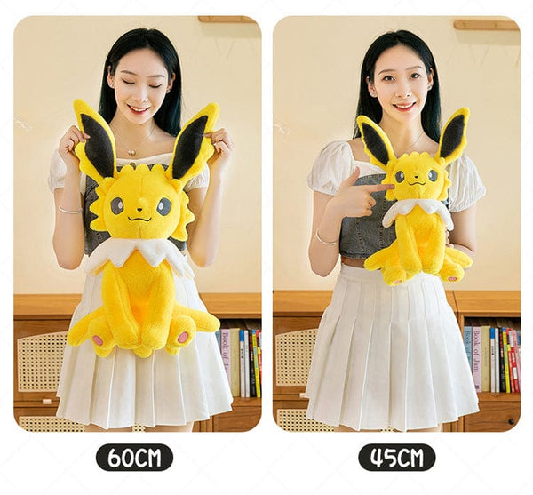 Planet Gates Pokemon Eevee Soft Hug Series Stuffed Plush Doll Toy Vaporeon Eeveelution Flareon Jolteon Pet Elves Gift