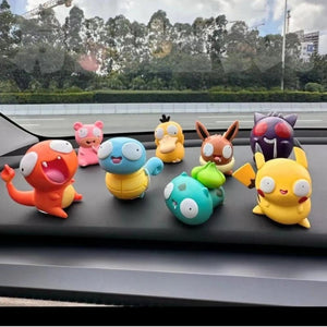 Planet Gates Pokemon Fool Stupid Pikachu Bulbasaur Charmander Squirtle Cute Figure Collection Model Toys