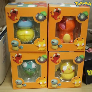 Planet Gates Pokemon Fool Stupid Pikachu Bulbasaur Charmander Squirtle Cute Figure Collection Model Toys