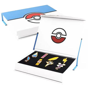 Planet Gates Pokemon Gym Badges Kanto Johto Hoenn Sinnoh Unova Kalos League Region Pins Brooches Orange Islands Box Collection Pocket Monster