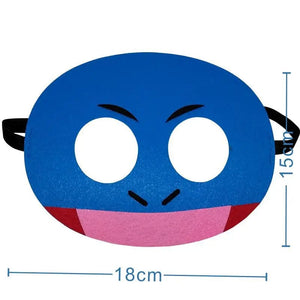 Planet Gates Pokemon-Mask-12PCS 12Pcs Pokemon Felt Mask Anime Cosplay Pikachu Eevee Eye Mask Kids Birthday Party Decoration Dress Up Masquerade Party Supplies