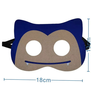 Planet Gates Pokemon-Mask-12PCS 12Pcs Pokemon Felt Mask Anime Cosplay Pikachu Eevee Eye Mask Kids Birthday Party Decoration Dress Up Masquerade Party Supplies