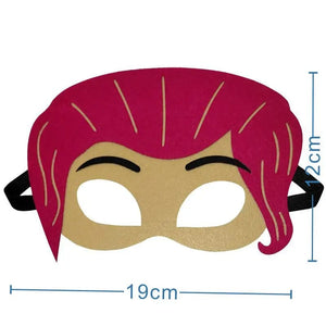 Planet Gates Pokemon-Mask-12PCS 12Pcs Pokemon Felt Mask Anime Cosplay Pikachu Eevee Eye Mask Kids Birthday Party Decoration Dress Up Masquerade Party Supplies