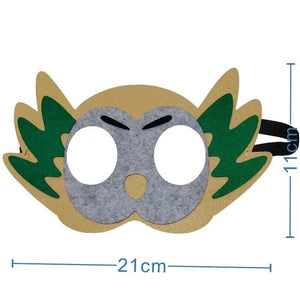 Planet Gates Pokemon-Mask-12PCS 12Pcs Pokemon Felt Mask Anime Cosplay Pikachu Eevee Eye Mask Kids Birthday Party Decoration Dress Up Masquerade Party Supplies