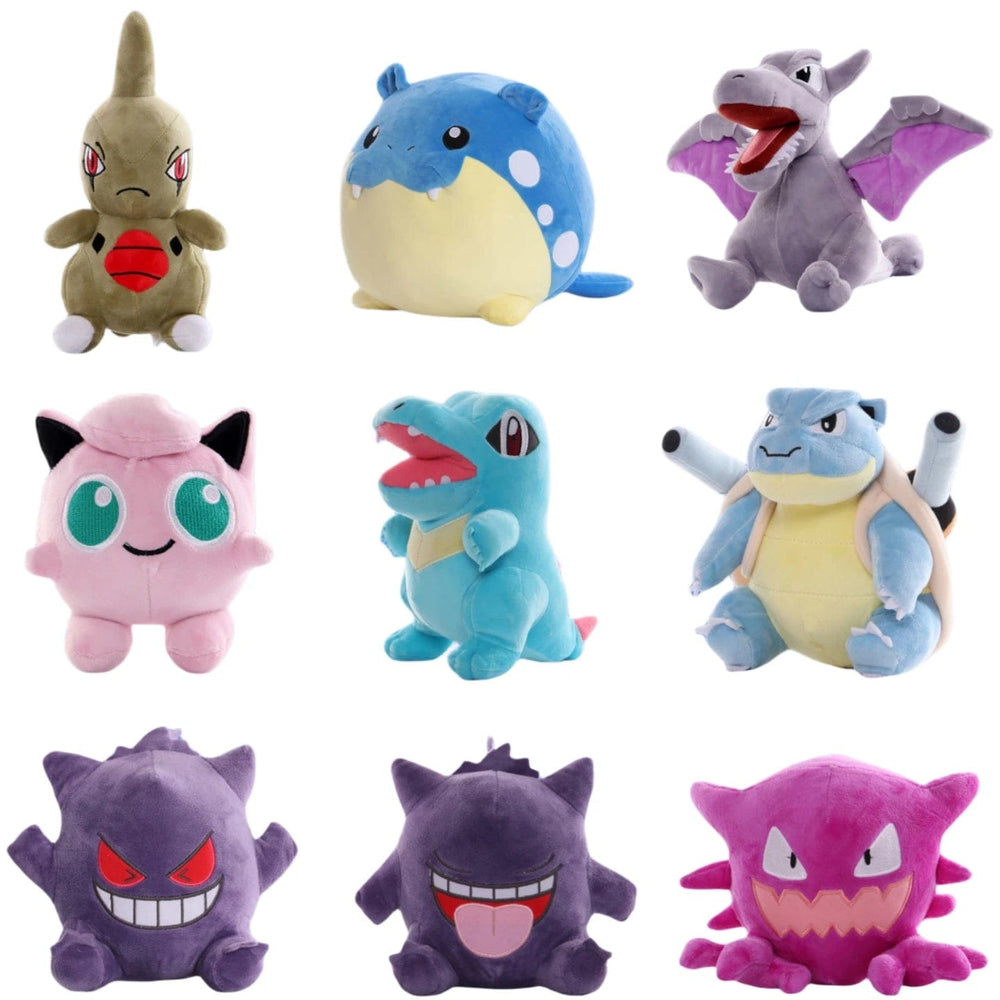 Planet Gates Pokemon Pikachu Plush Blastoise Lapras Haunter Gengar Spheal Jigglypuff Peluche Kawaii Plushies Toys Hobbies Exquisite Gifts