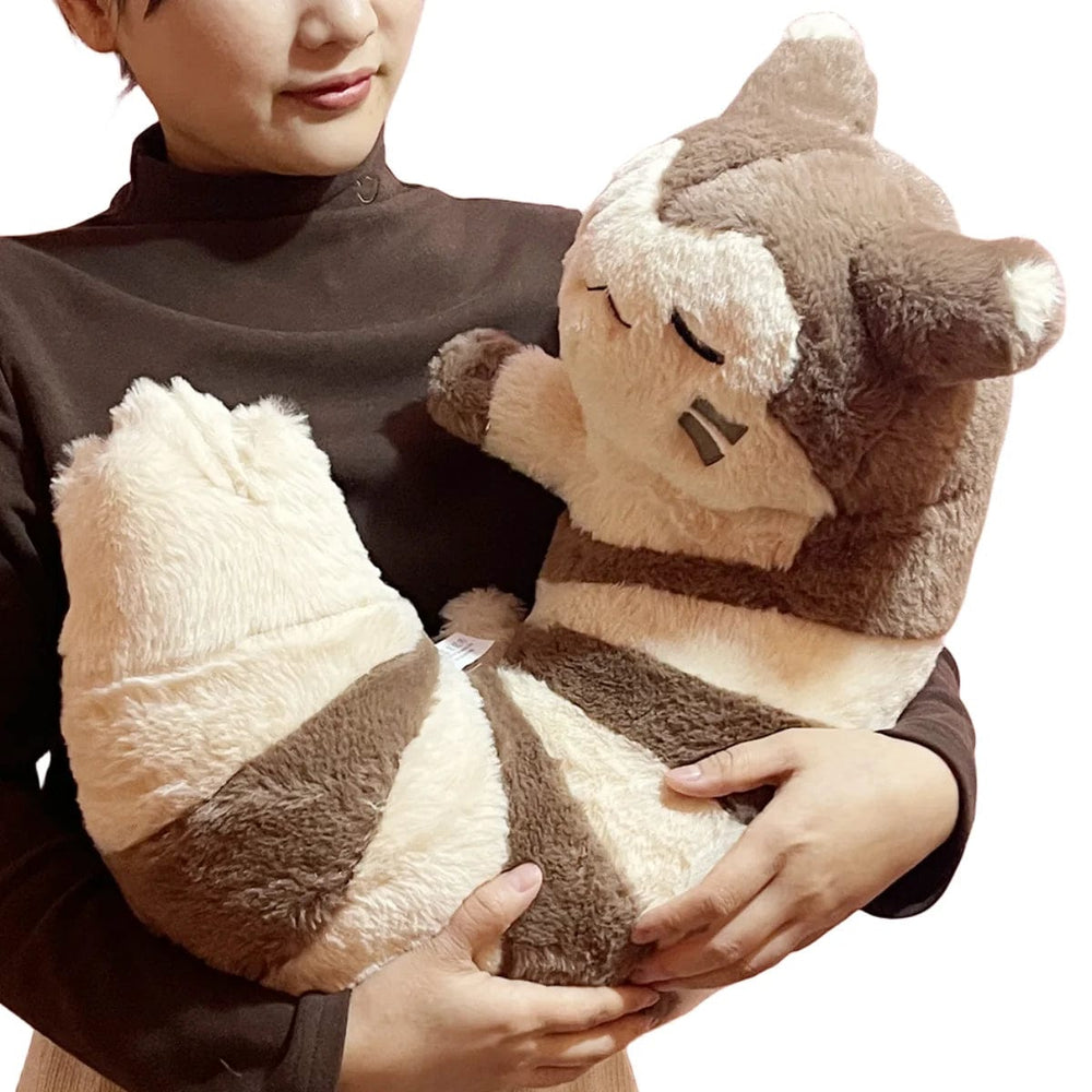 Planet Gates Pokemon Plush Sleepy Furret Plush Kawaii Pikachu Sentret Stuffed Doll Anime Room Decor Office Nap Furret Pillow Toys Gifts