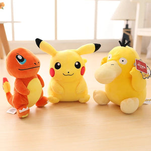 Planet Gates Pokemon Plush Stuff Toy Pikachu Charizard Doll Gengar Squirtle Plush Doll Espeon Glaceon Umbreon Soft Cartoon Toys Kids Gift