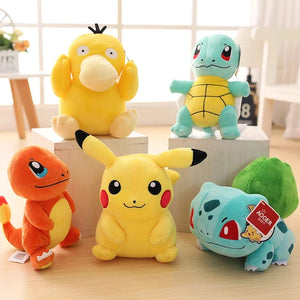 Planet Gates Pokemon Plush Stuff Toy Pikachu Charizard Doll Gengar Squirtle Plush Doll Espeon Glaceon Umbreon Soft Cartoon Toys Kids Gift