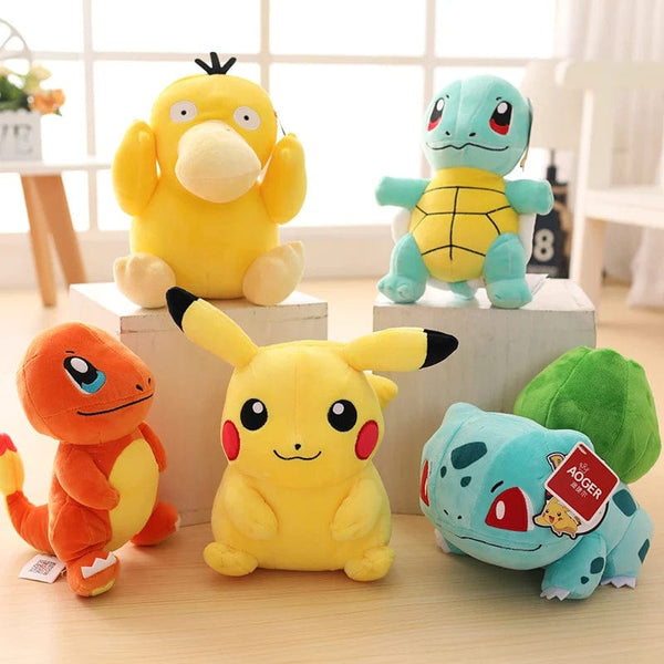 Planet Gates Pokemon Plush Stuff Toy Pikachu Charizard Doll Gengar Squirtle Plush Doll Espeon Glaceon Umbreon Soft Cartoon Toys Kids Gift