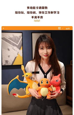 Planet Gates Pokemon Plush Stuff Toy Pikachu Charizard Doll Gengar Squirtle Plush Doll Espeon Glaceon Umbreon Soft Cartoon Toys Kids Gift