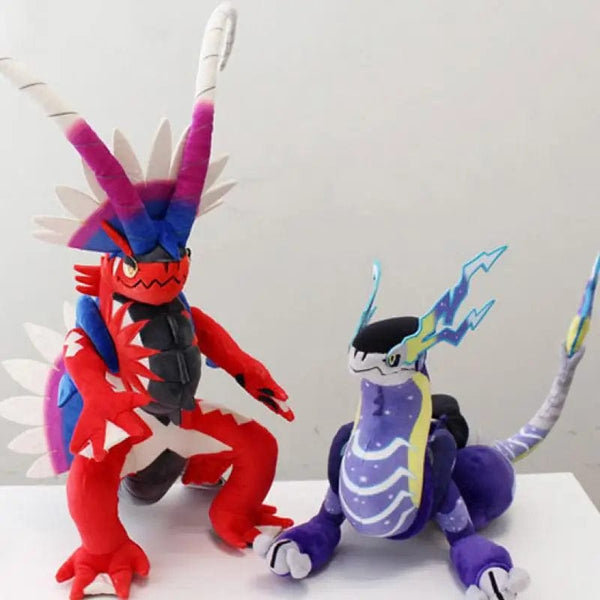 Planet Gates Pokemon Plush Toy Koraidon Miraidon Soft Stuffed Doll Anime Model Doll Pocket Monsters Kawaii Toys Kid Gift
