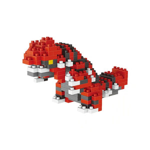 Planet Gates Pokemon Small Blocks Nanoblock Charizard Kyogre Groudon Rayquaza Model Education Graphics Toys for Kids Birthday Gift Toys