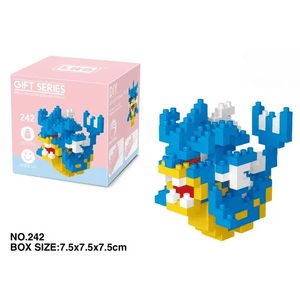 Planet Gates Pokemon Small Blocks Nanoblock Charizard Kyogre Groudon Rayquaza Model Education Graphics Toys for Kids Birthday Gift Toys