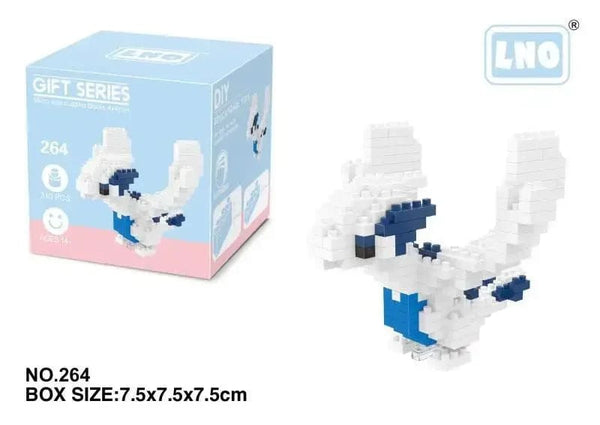 Planet Gates Pokemon Small Blocks Nanoblock Charizard Kyogre Groudon Rayquaza Model Education Graphics Toys for Kids Birthday Gift Toys