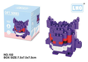 Planet Gates Pokemon Small Blocks Nanoblock Charizard Kyogre Groudon Rayquaza Model Education Graphics Toys for Kids Birthday Gift Toys