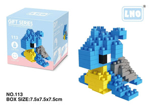 Planet Gates Pokemon Small Blocks Nanoblock Charizard Kyogre Groudon Rayquaza Model Education Graphics Toys for Kids Birthday Gift Toys