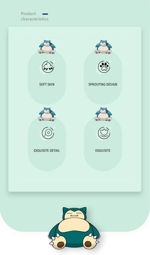 Planet Gates Pokemon Snorlax / 25cm l 9.8inch Pokemon Kawaii Snorlax Stuffed Toys Cartoon&Cute Plush Dolls Throw Pillow Birthday Gift  For Kids Friends Boys Home Decoration
