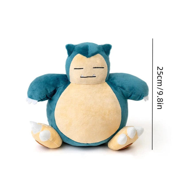 Planet Gates Pokemon Snorlax / 25cm l 9.8inch Pokemon Kawaii Snorlax Stuffed Toys Cartoon&Cute Plush Dolls Throw Pillow Birthday Gift  For Kids Friends Boys Home Decoration