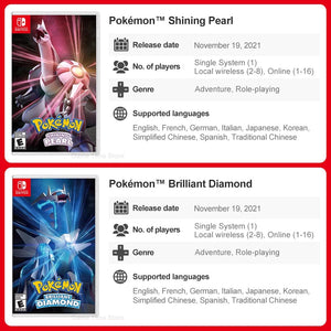 Planet Gates Pokemon Violet / CHINA Pokémon Nintendo Switch Game Pokemon Pearl Diamond Sword Shield Pokémon Arceus Scarlet Violet Pikachu Lets Go Physical Game Card