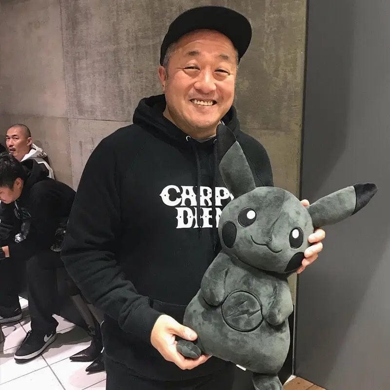 Planet Gates Pokemon X Fragment 30CM Anime Character Dark Pikachu Doll Kawaii Pop Doll Black Pikachu Pillow Birthday Gift Female