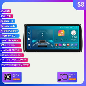 Planet Gates Poland / 10.33inch S8 8GB 128GB Android 12 Car Multimedia Player 9 Inch Navigation For BMW E39 E53 M5 1995-2003 Radio Stereo BT GPS Wifi DSP SWC AM FM