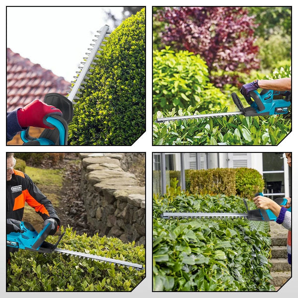 Planet Gates Poland / 2 Battery EU PLUG YOFIDRA 2000W Electric Hedge Trimmer Efficient Cordless Rechargeable Garden Shrub Pruning Power Tools For Makita 18V Battery