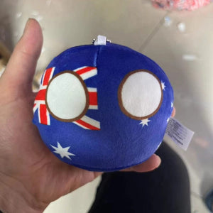 Planet Gates Polandball Pendant Country Balls 70 Styles 10cm Country Ball Plush Toys Halloween Decor Gift for KidsCountryball Stuffed Doll