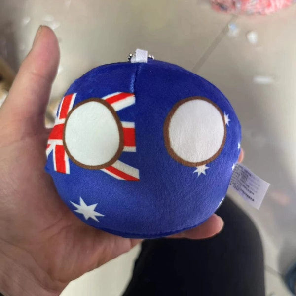 Planet Gates Polandball Pendant Country Balls 70 Styles 10cm Country Ball Plush Toys Halloween Decor Gift for KidsCountryball Stuffed Doll