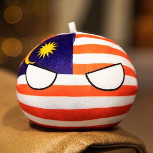 Planet Gates Polandball Pendant Country Balls 70 Styles 10cm Country Ball Plush Toys Halloween Decor Gift for KidsCountryball Stuffed Doll