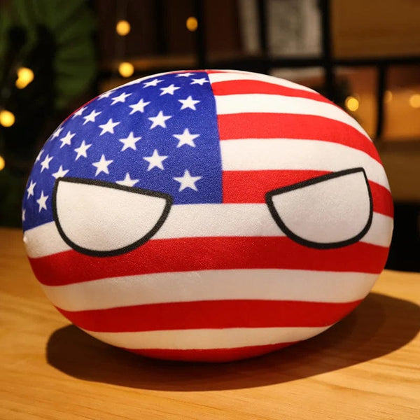 Planet Gates Polandball Pendant Country Balls 70 Styles 10cm Country Ball Plush Toys Halloween Decor Gift for KidsCountryball Stuffed Doll
