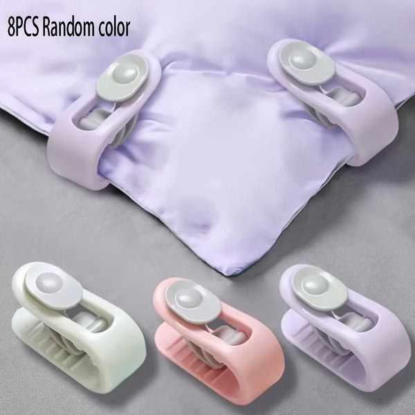 Planet Gates Polychrome / 8pcs 4/8pcs Quilt Fixer & Sheet Non-slip Clip & Duvet Cover Clip & Non-slip Duvet Clip & Prevent Your Duvet Cover From Rambling To Make You Have A Nice Night