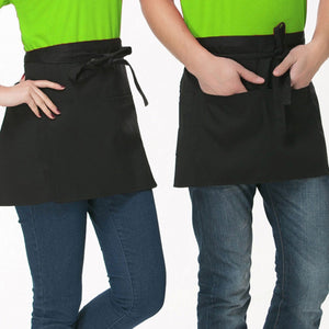 Planet Gates Polyester 1Pc Waist Apron With 3 Pockets, Polyester Apron, Adjustable Strap And Large Pockets Apron, Kitchen Cooking Baking Bib Apron, Chef Apron, 16.76cm/16.76cm