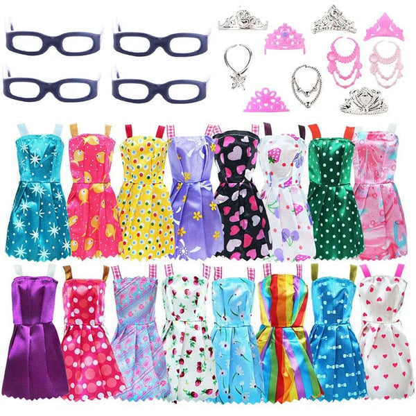 Planet Gates Pop Clothes For Barbis Doll Evening Dress&Accessories Fit For 11.5inch Barbis Doll Party Daily Casual Clothing Accessories Toys