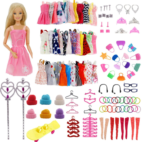 Planet Gates Pop Clothes For Barbis Doll Evening Dress&Accessories Fit For 11.5inch Barbis Doll Party Daily Casual Clothing Accessories Toys