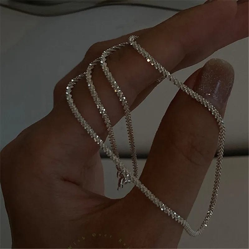 Planet Gates Popular Sparkling Necklace For Women Clavicle Chain Choker Fashion Jewelry Wedding Party Birthday Gift