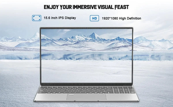 Planet Gates Portable 15.6" Laptop 32GB Ram DDR4 2TB SSD Windows 11 Notebook Pc Gamer Intel N5095 Office Computer with Backlit Fingerprint