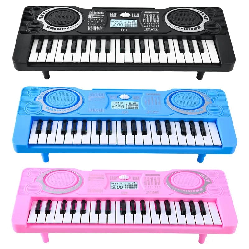 Planet Gates Portable 37 Keys Digital Keyboard LED Display Digital Electronic Piano Children Musical Instrument Kids Educational Toy