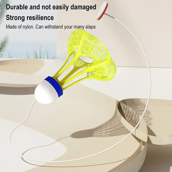 Planet Gates Portable Badminton Trainer Badminton Practice Robot Self-study Training Rebound Badminton Tool Professional Shuttlecock Supplies
