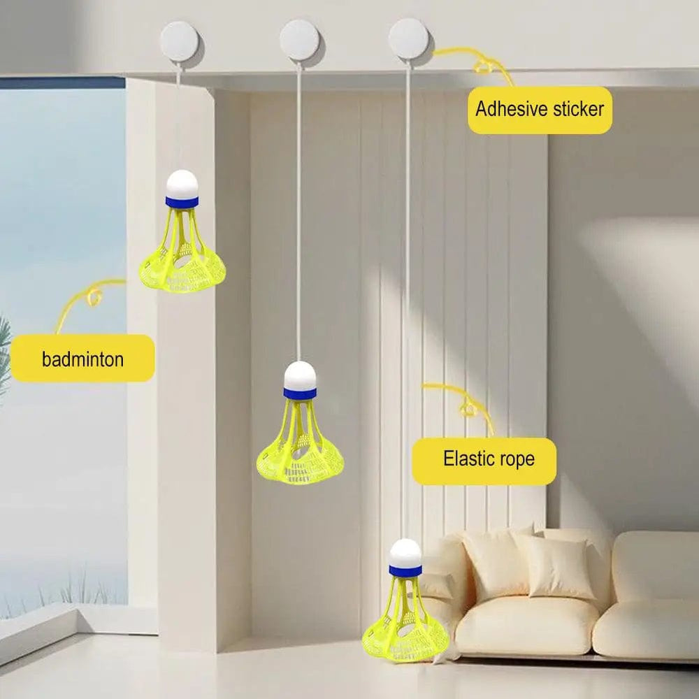 Planet Gates Portable Badminton Trainer Badminton Practice Robot Self-study Training Rebound Badminton Tool Professional Shuttlecock Supplies