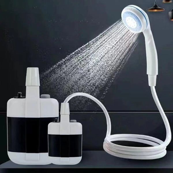 Planet Gates Portable Camping Shower Outdoor USB Rechargeable Electric Shower Pump for Camping Car Washing Gardening Pet Cleaning