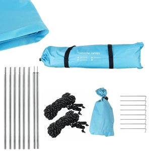 Planet Gates Portable Car Shelter Shade Camping Side Car Roof Top Tent Anti-UV Sunshade Waterproof Awning Parasol Rain Canopy For Suv Jeep