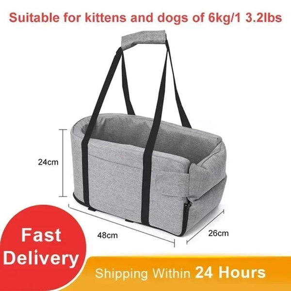 Planet Gates Portable Cat Dog Bed Travel Central Control Car Safety Pet Seat Transport Dog Carrier Protector For Small Dog Chihuahua Teddy